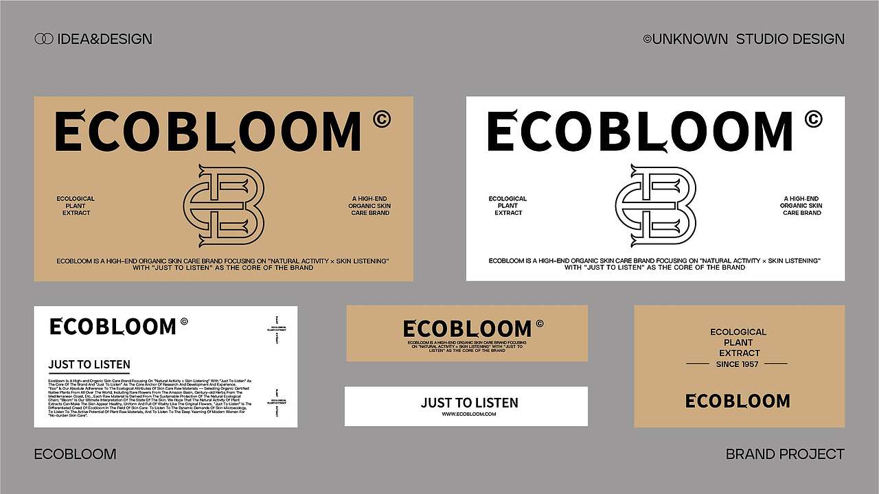 ECOBLOOM｜生活美学品牌视觉设计（图ZNDEwODk1NzY4） - 品牌 - 站酷设计师不知名设计工作室原创素材 - 站酷ZCOOL
