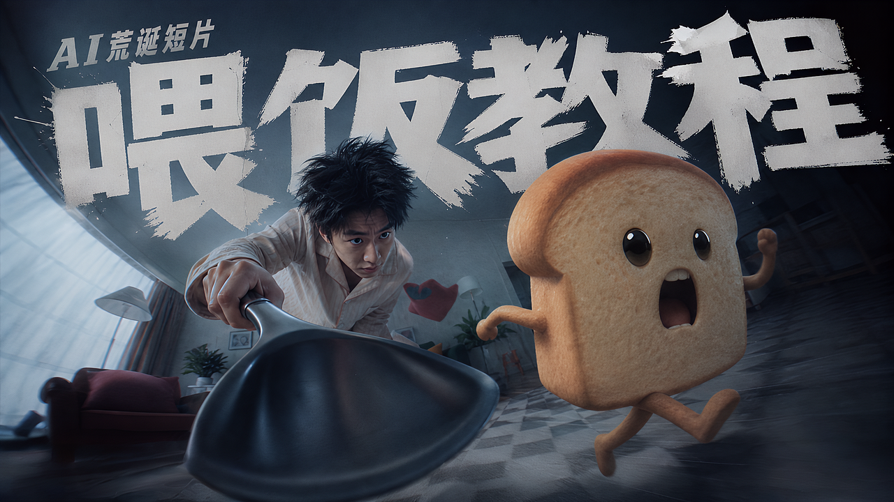 AI荒诞短片 喂饭教程（图ZNDEwOTAyMTIw） - AI作品 - 站酷设计师AIGC茄子原创素材 - 站酷ZCOOL