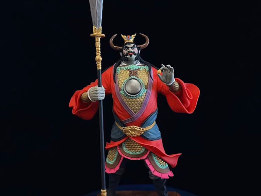康健面塑《梅山七怪》