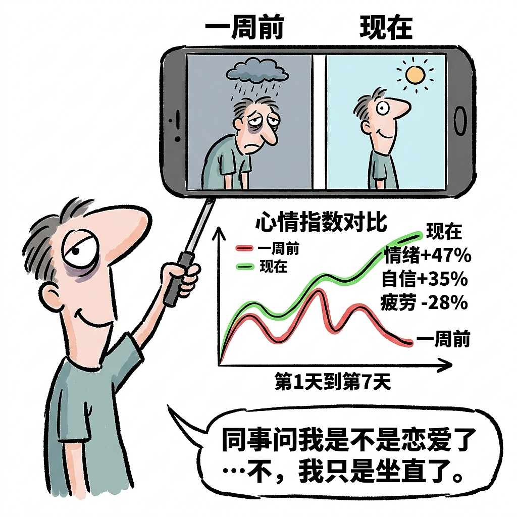 为什么你总是丧?不是生活太难,是你坐姿不对(图ZNDEwOTA3ODEy) - 中/长篇漫画 - 站酷设计师huashuoshi原创素材 - 站酷ZCOOL