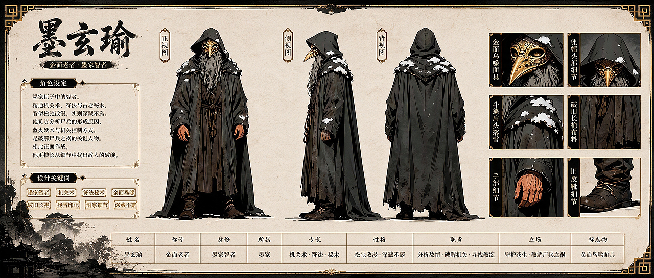 原创国风 AIGC《雁门・墨守》2D漫剧作品|全案展示(图ZNDEwOTE2NDEy) - AI作品 - 站酷设计师鸣天开始原创素材 - 站酷ZCOOL