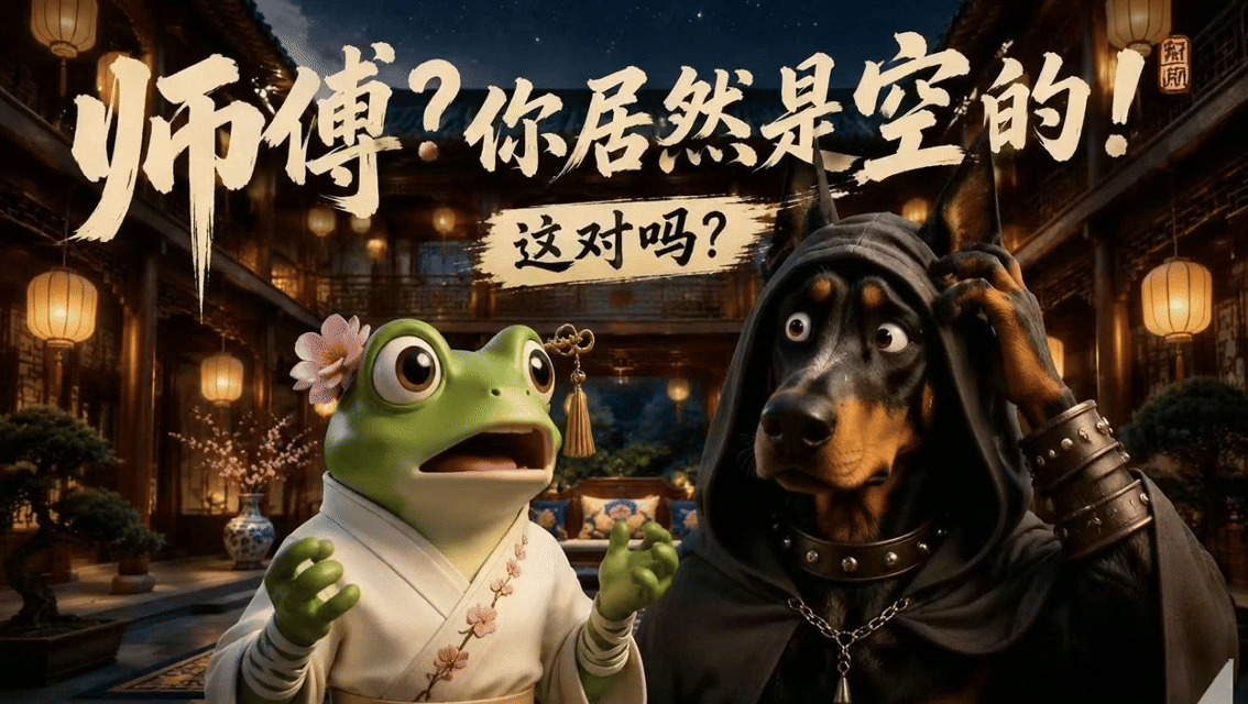 AIGC影视《避水剑》3D漫剧国风喜剧短片全流程创作展示（图ZNDEwOTE3NTI4） - AI作品 - 站酷设计师六一非原创素材 - 站酷ZCOOL