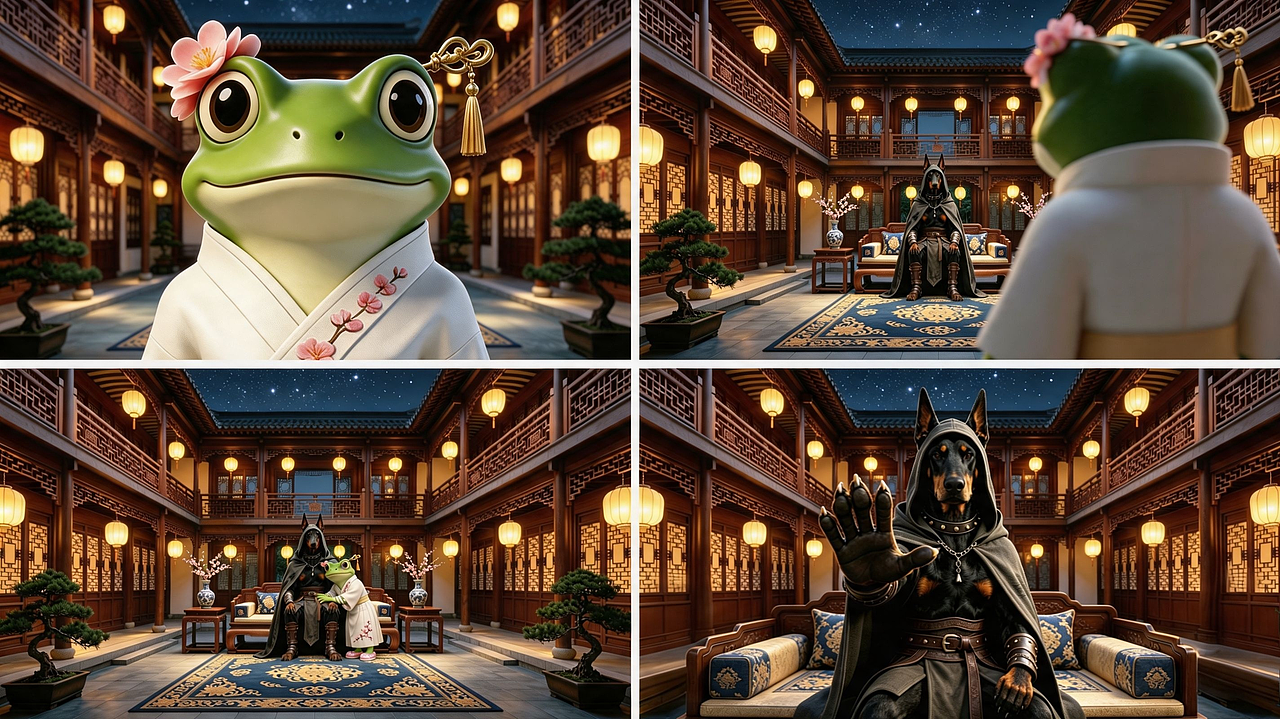 AIGC影视《避水剑》3D漫剧国风喜剧短片全流程创作展示（图ZNDEwOTE3NTUy） - AI作品 - 站酷设计师六一非原创素材 - 站酷ZCOOL