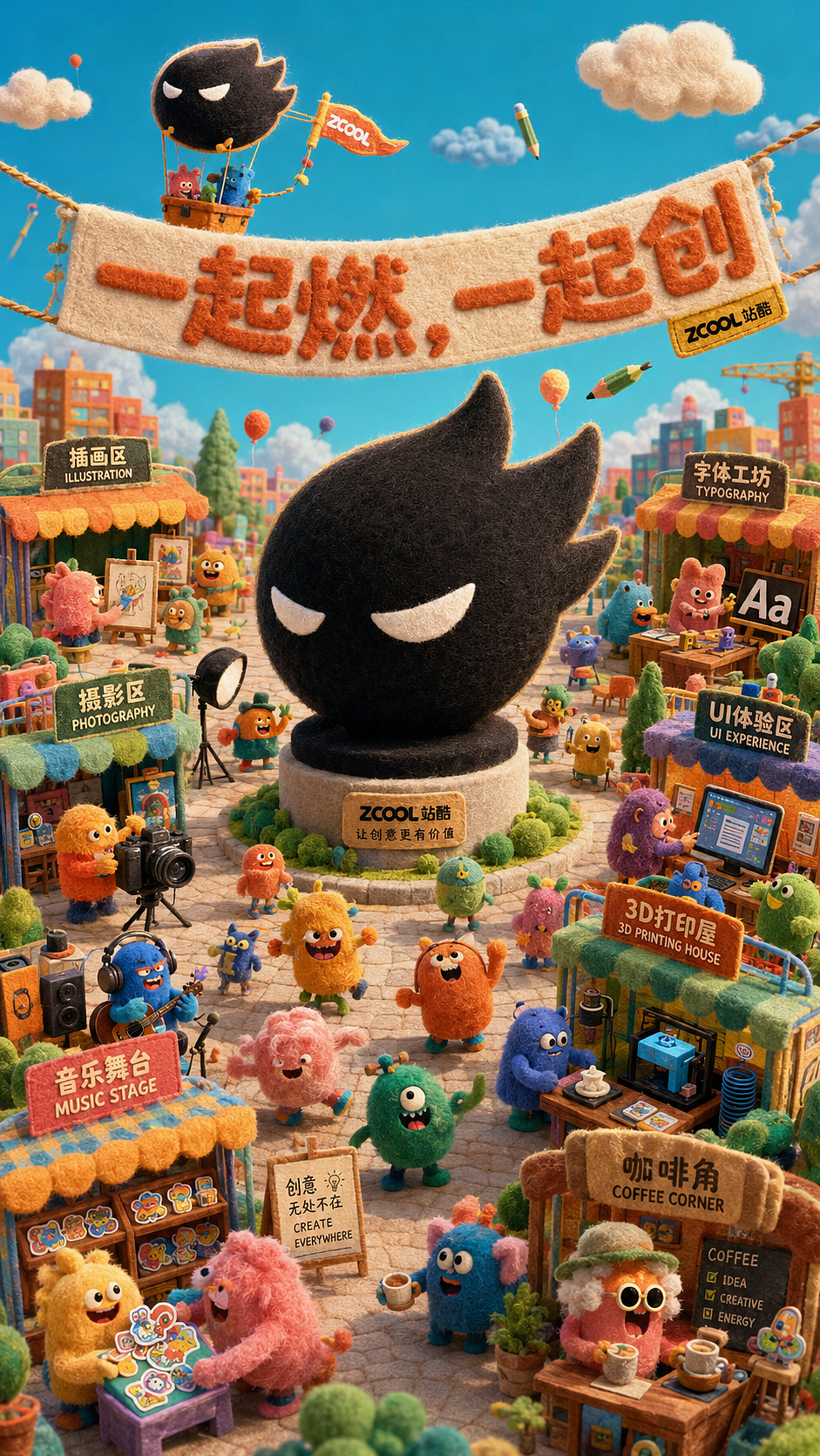 《毛燃计划｜让灵感长出触感》（图ZNDEwOTE4MDQ4） - AI作品 - 站酷设计师阿勇AI创作原创素材 - 站酷ZCOOL