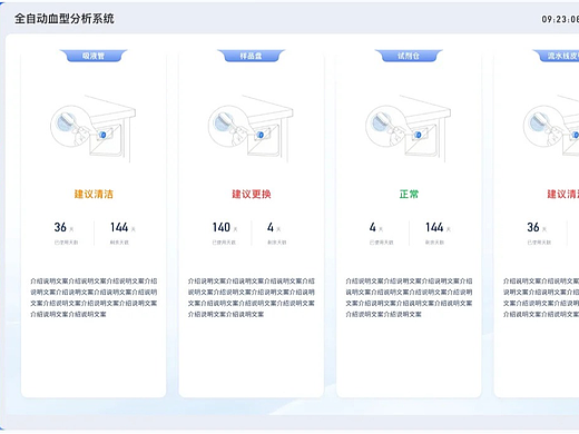 兰亭妙微界面设计公司原创作品 | 血型分析系统UI设计