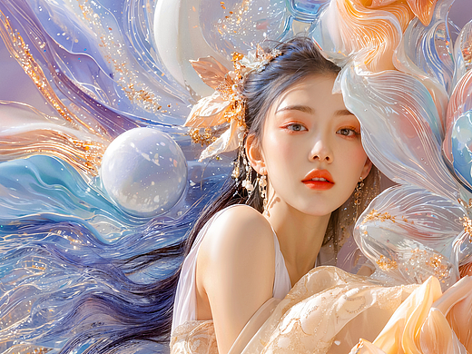 蜜合 · 琉璃 · 盘金 · 皎月 · 蝶簪