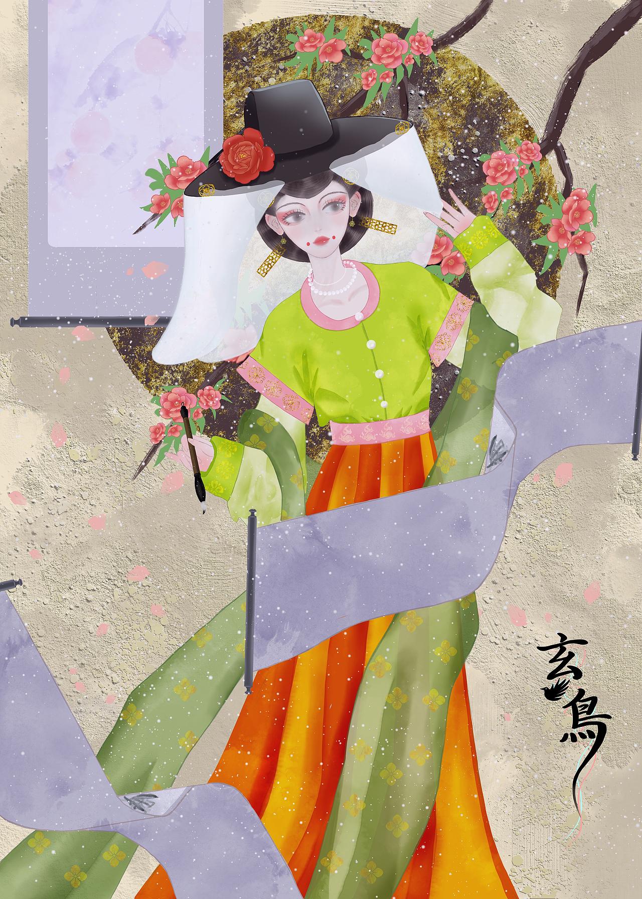 古风水墨 四艺 琴棋书画（图ZNDEwOTQ2MjUy） - 商业插画 - 站酷设计师Z903901271原创素材 - 站酷ZCOOL