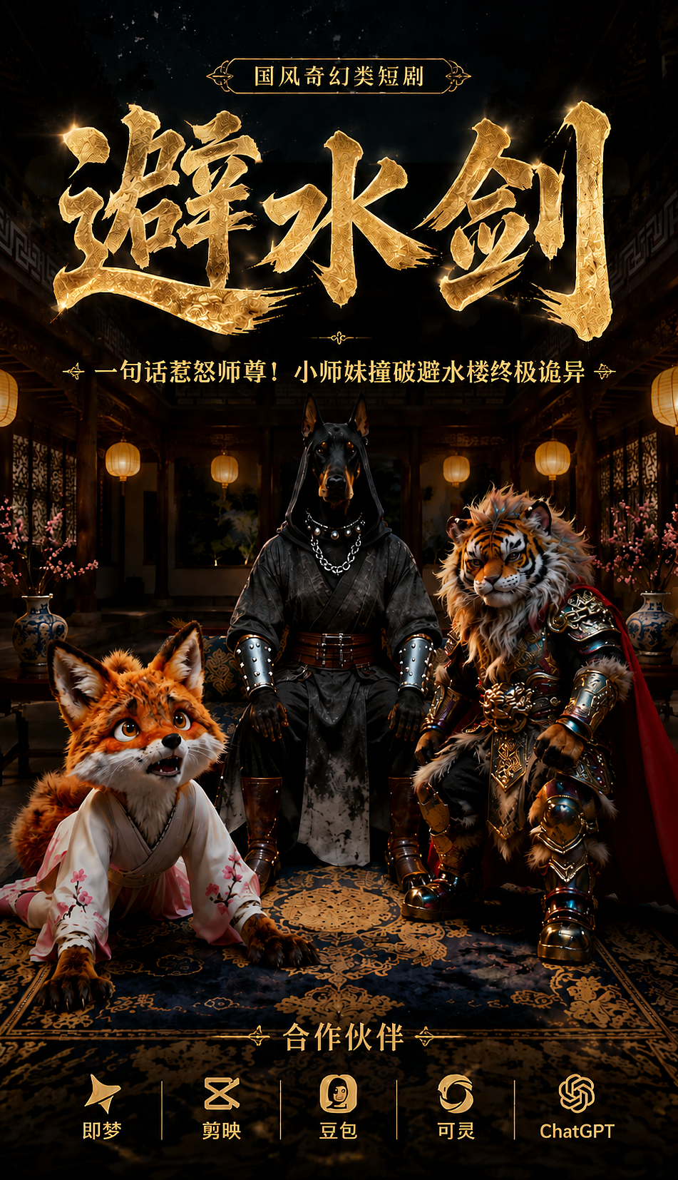 AIGC影视《避水剑》3D古风漫剧方案展示（图ZNDEwOTQ5MzYw） - AI作品 - 站酷设计师落井然原创素材 - 站酷ZCOOL