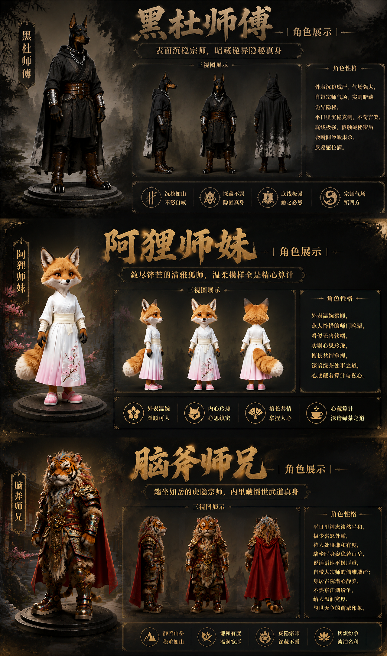 AIGC影视《避水剑》3D古风漫剧方案展示（图ZNDEwOTQ5NzI4） - AI作品 - 站酷设计师落井然原创素材 - 站酷ZCOOL