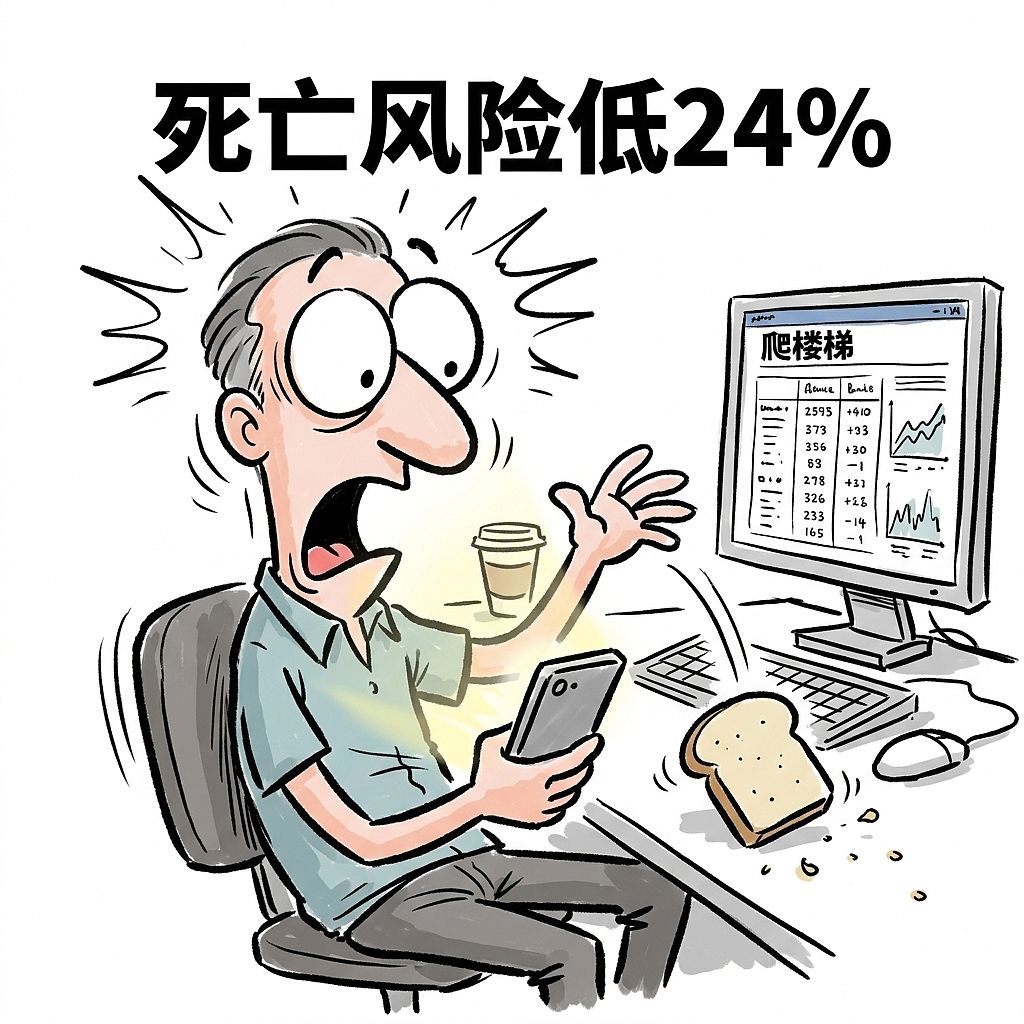 爬楼梯的人死亡率低24%!你在电梯里排队时已经输麻了(图ZNDEwOTUxMzMy) - 中/长篇漫画 - 站酷设计师huashuoshi原创素材 - 站酷ZCOOL