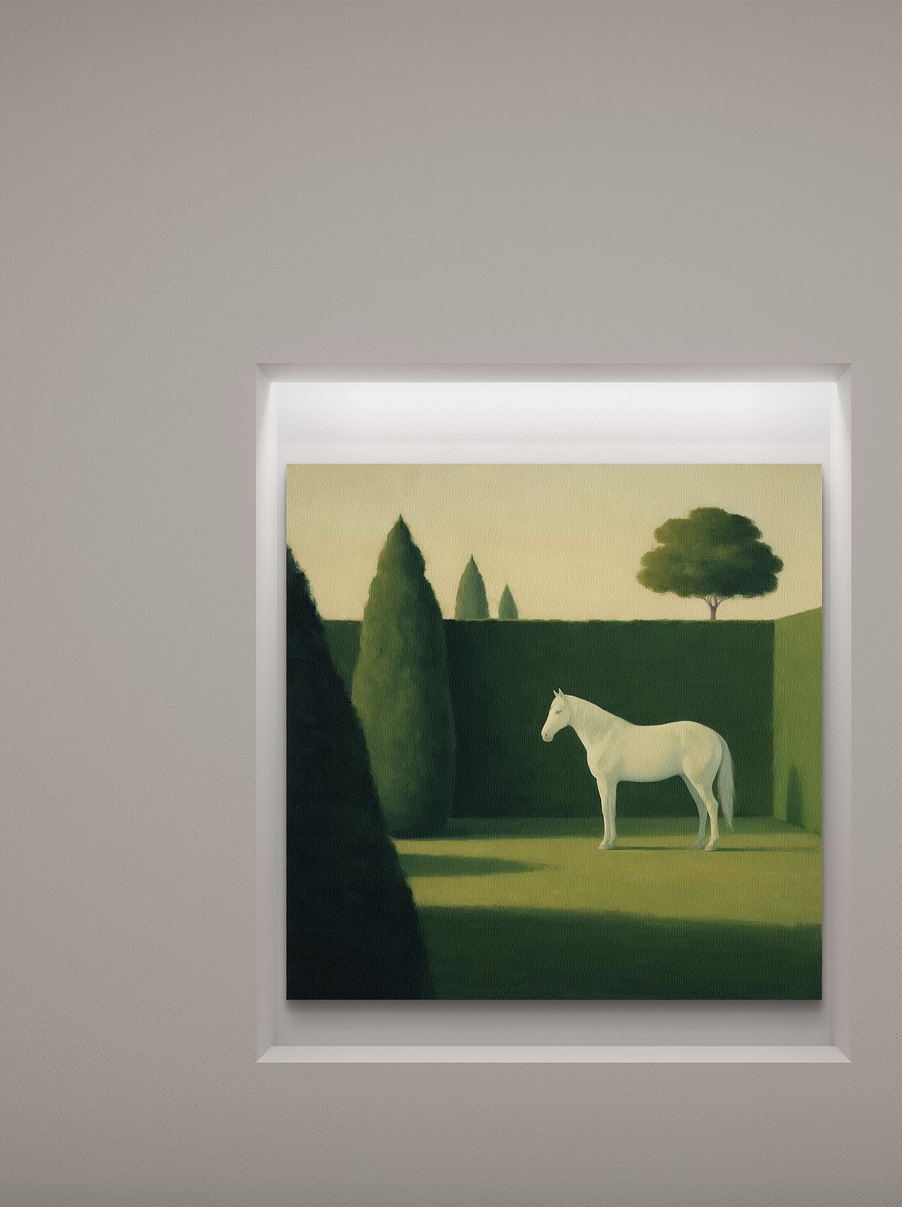 白驹·静界White Steed，Silent Realm（油画）（图ZNDEwOTc3MzUy） - 绘画 - 站酷设计师暘坤原创素材 - 站酷ZCOOL