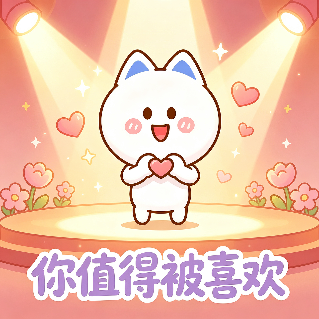 你值得被喜欢~（图ZNDEwOTc0MTI4） - 单幅漫画 - 站酷设计师仙粑原创素材 - 站酷ZCOOL