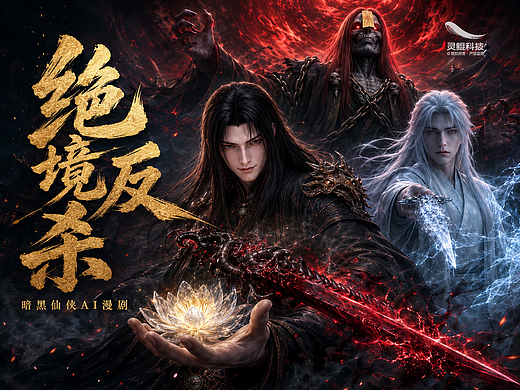 修仙武侠AI短篇 ·《绝境反杀》 | 全AI 内容创作案例