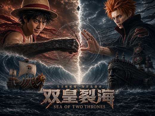 海贼和火影的拟人碰撞