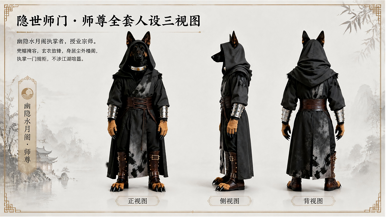 AIGC 影视《避水剑》3D国风漫剧短片全流程创作展示（图ZNDEwOTgwNDY4） - 短篇/格漫 - 站酷设计师识雾霭原创素材 - 站酷ZCOOL