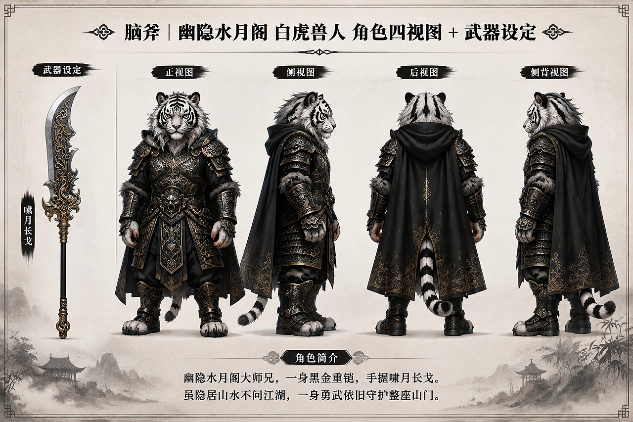 AIGC 影视《避水剑》3D国风漫剧短片全流程创作展示（图ZNDEwOTgwNDcy） - 短篇/格漫 - 站酷设计师识雾霭原创素材 - 站酷ZCOOL