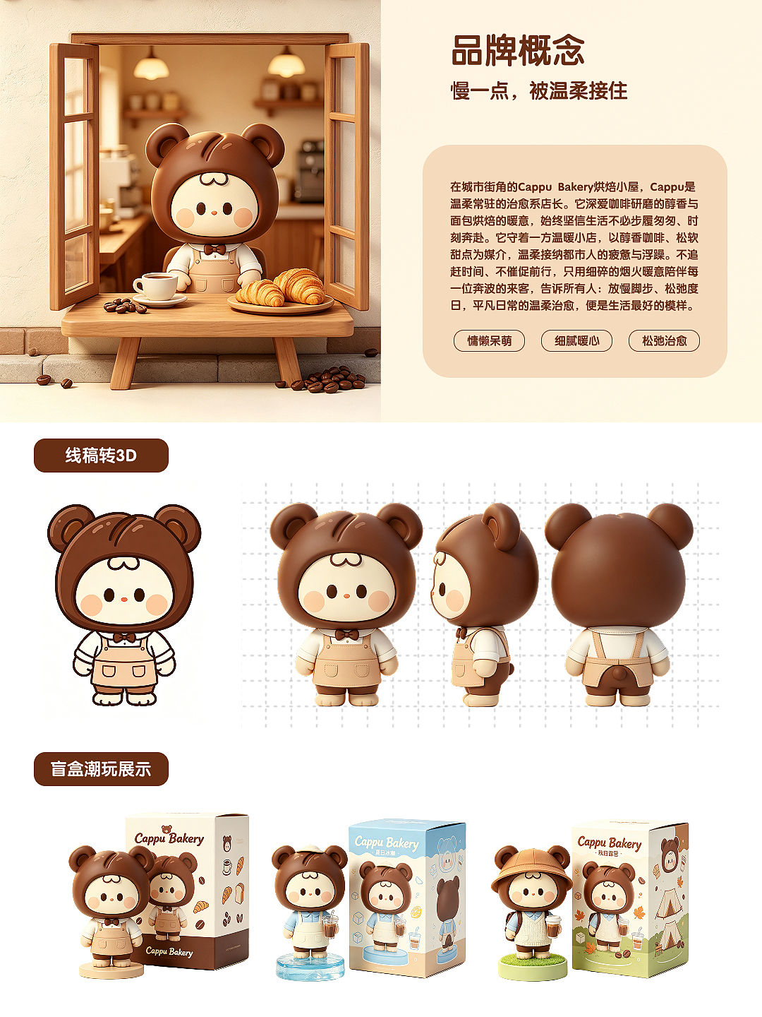 咖啡店品牌IP提案-Cappu Bakery（图ZNDEwOTg0NDc2） - IP形象 - 站酷设计师Nikita_Real原创素材 - 站酷ZCOOL