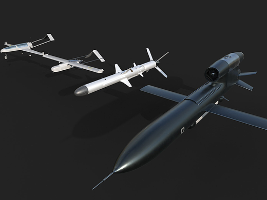 【blender建模】乌克兰国产远程攻击无人机与导弹