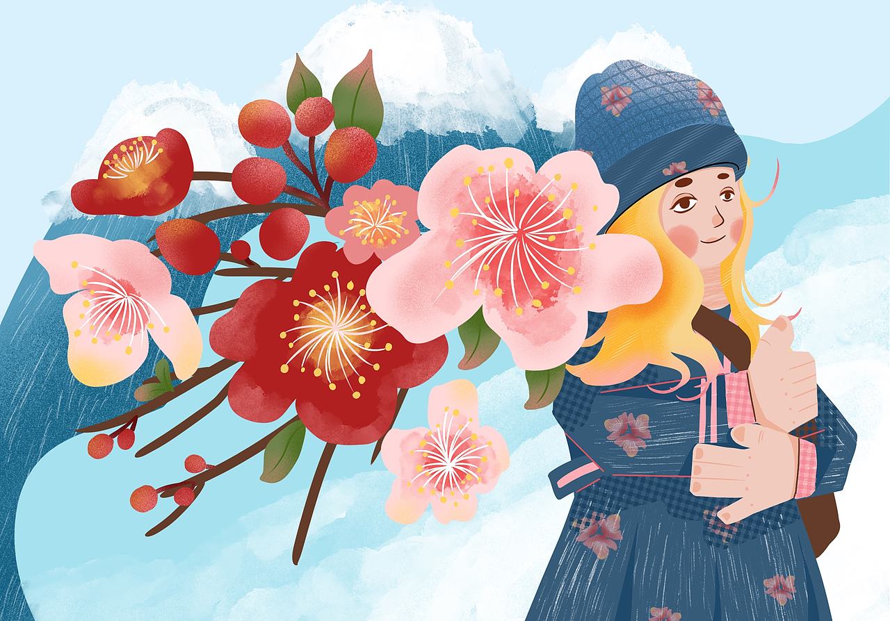 主题扁平风插画作品（图ZNDEwOTk5OTM2） - 书籍/画册 - 站酷设计师小花嘎进阶版原创素材 - 站酷ZCOOL