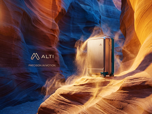 Up-Brands上游文传|ALTI登机箱的机械美学