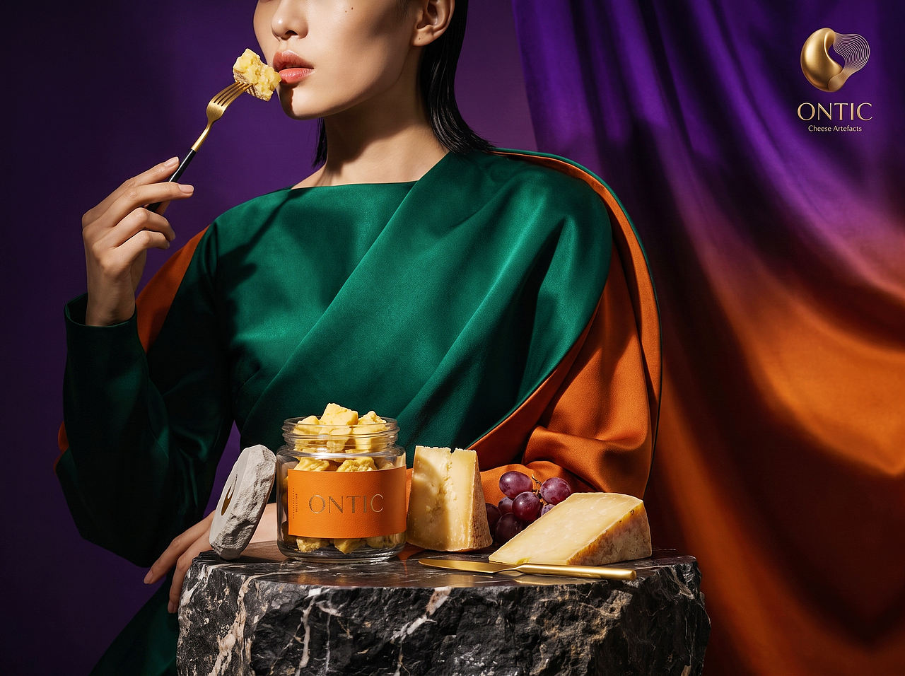 Up-Brands上游文传|ONTIC把芝士做成了矿石(图ZNDExMDAxMzgw) - 品牌 - 站酷设计师上游文创品牌设计原创素材 - 站酷ZCOOL