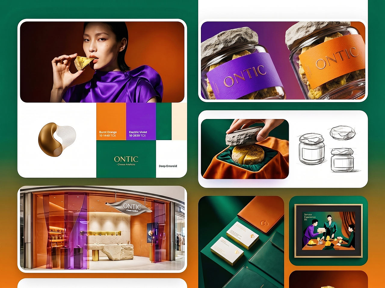 Up-Brands上游文传|ONTIC把芝士做成了矿石(图ZNDExMDAxNDI4) - 品牌 - 站酷设计师上游文创品牌设计原创素材 - 站酷ZCOOL