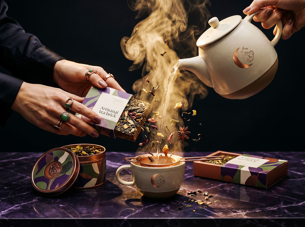 Up-Brands上游文传|VESPER&VINE养生花茶的藤月设计(图ZNDExMDAxOTc2) - 品牌 - 站酷设计师上游文创品牌设计原创素材 - 站酷ZCOOL