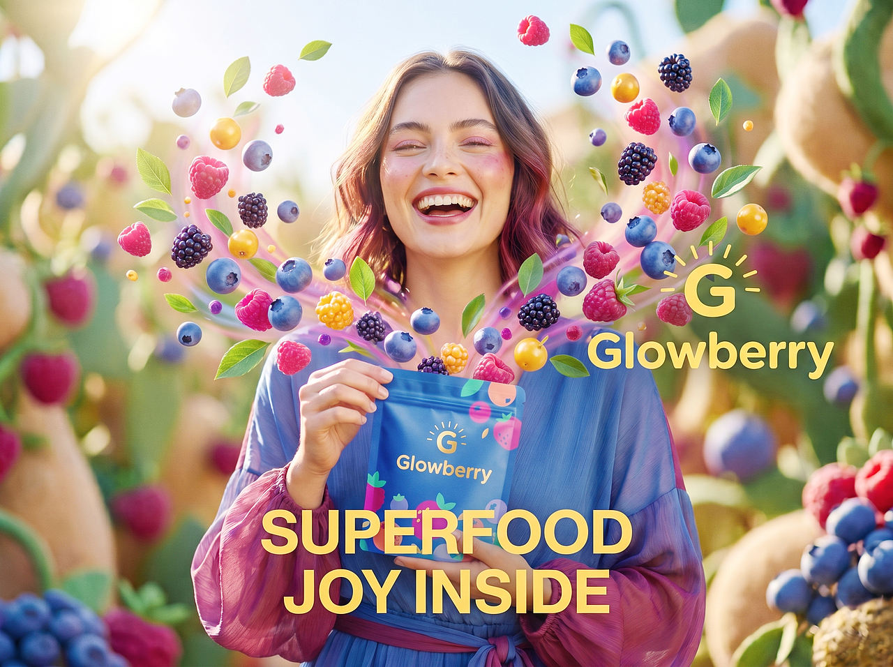 Up-Brands上游文传|GLOWBERRY: 打开一袋彩色健康(图ZNDExMDAyMjMy) - 包装 - 站酷设计师上游文创品牌设计原创素材 - 站酷ZCOOL