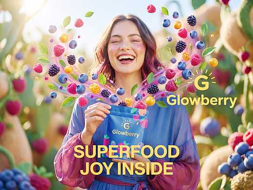 Up-Brands上游文传|GLOWBERRY: 打开一袋彩色健康