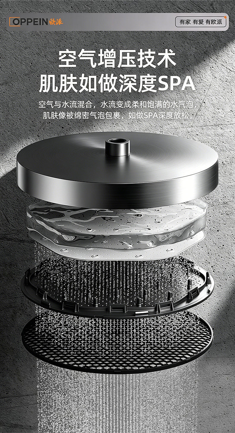 欧派淋浴花洒详情（图ZNDExMDMxODQ4） - 产品 - 站酷设计师溯象原创素材 - 站酷ZCOOL