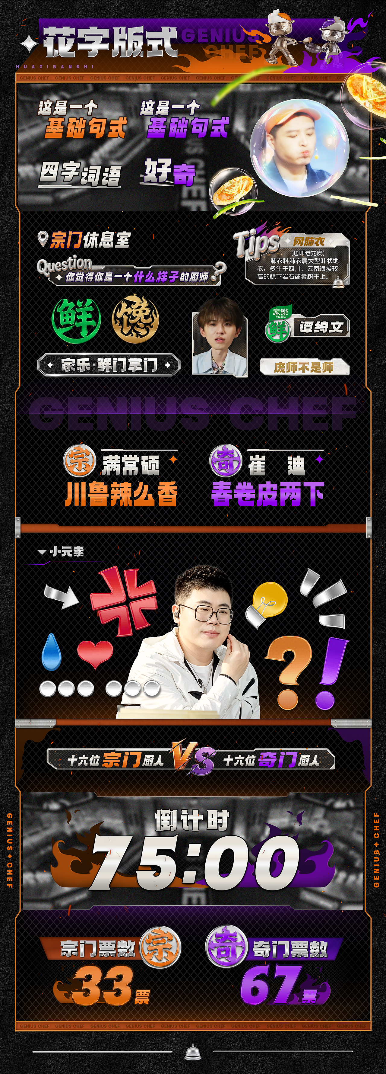 《天才厨人》——年轻一代的“新食力”(图ZNDExMDM0NjEy) - 影视后期 - 站酷设计师OHA_Studio原创素材 - 站酷ZCOOL