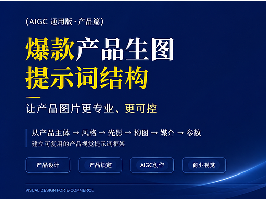 AIGC——产品生图提示词结构（入门指南）
