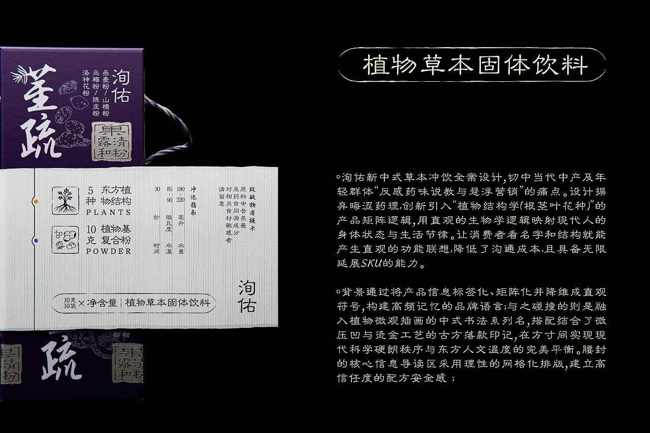 「洵佑」植物草本冲饮系列包装设计 ｜in3 因³（图ZNDExMDQyNjI4） - 包装 - 站酷设计师in3因设计工作室原创素材 - 站酷ZCOOL