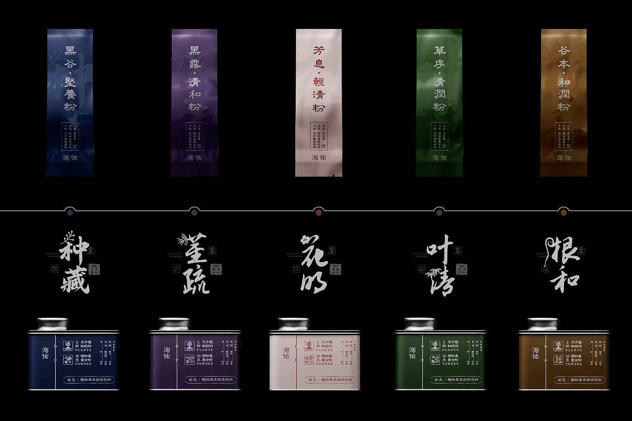 「洵佑」植物草本冲饮系列包装设计 ｜in3 因³（图ZNDExMDQyNzky） - 包装 - 站酷设计师in3因设计工作室原创素材 - 站酷ZCOOL