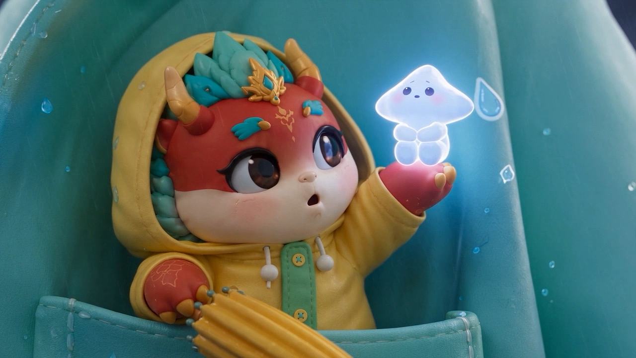 把小星星送回天上|斑波龙雨天治愈系IP动态短片(图ZNDExMDQ5ODYw) - AI作品 - 站酷设计师杨瑞霖原创素材 - 站酷ZCOOL
