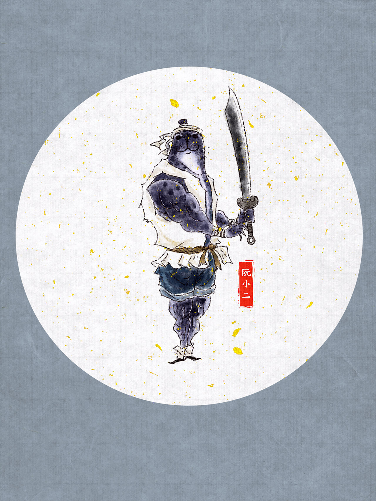 《野林聚义-兽版水浒》第十八弹（图ZNDExMDU1OTcy） - 概念设定 - 站酷设计师吒吒龙原创素材 - 站酷ZCOOL