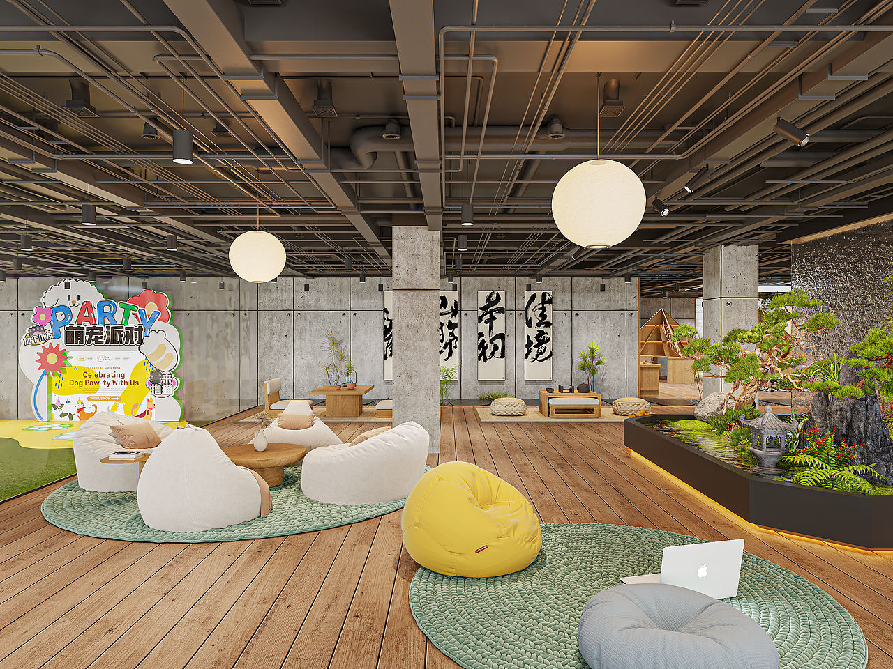 宠物店 | 人与宠物同栖，解锁松弛治愈时光 ​​​（图ZNDExMDY0NjQw） - 商业空间设计 - 站酷设计师小楠呀原创素材 - 站酷ZCOOL