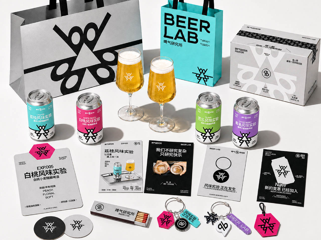 啤气研究所 BEERQI LAB|果味精酿品牌全案设计(图ZNDExMDkzODI0) - 品牌 - 站酷设计师西茵原创素材 - 站酷ZCOOL