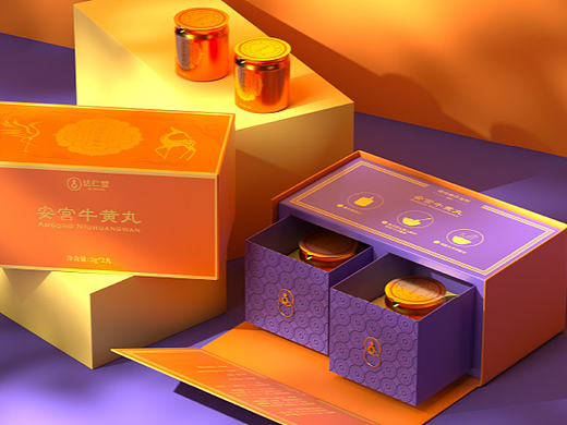 达仁堂安宫牛黄丸 · 北京二山造物全案设计（个人主页-ZNzQwMzAwMDQ=） - 包装 - 站酷设计师二山造物原创素材 - 站酷ZCOOL
