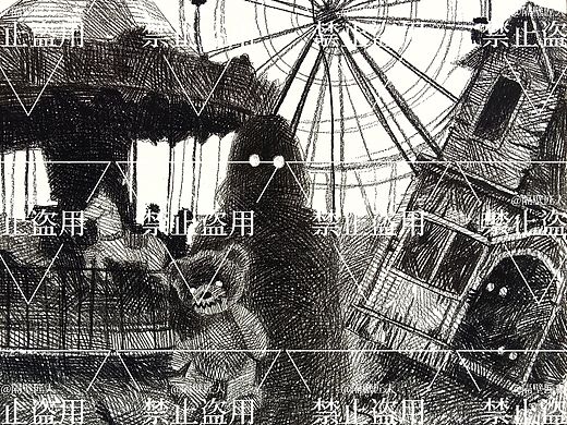 黑白插画