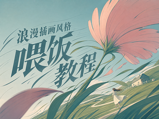 浪漫插画风格 喂饭教程