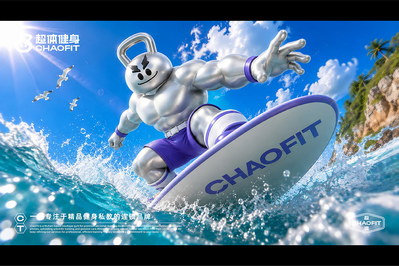 超体健身 CHAOFIT丨品牌全案设计(图ZNDExMTIyOTg0) - 品牌 - 站酷设计师王阿壹插画设计原创素材 - 站酷ZCOOL
