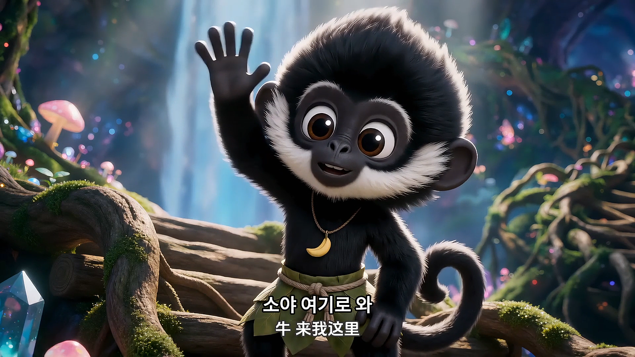闯入闪闪发光水晶洞🐒🐂一场治愈韩语小冒险（图ZNDExMTQwMDg4） - 动画片 - 站酷设计师davidgoggins原创素材 - 站酷ZCOOL