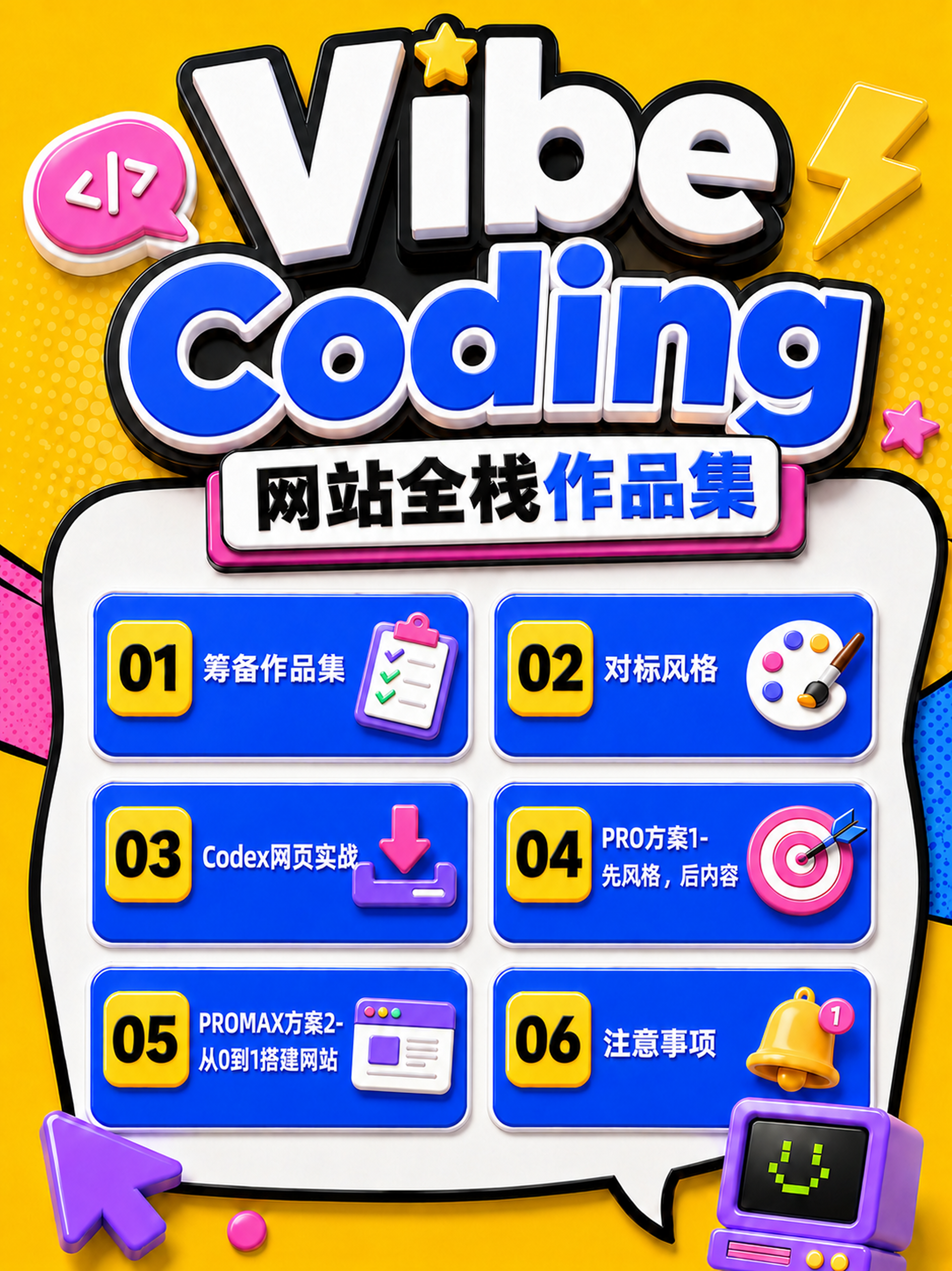 Vibe Coding网站全栈作品集（图ZMTU4MTgxMjA=） - 教程 - 站酷设计师黯马原创素材 - 站酷ZCOOL