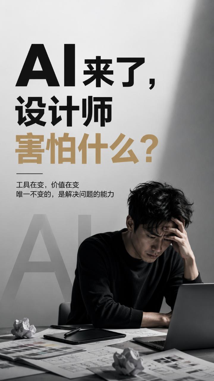 AI来了，设计师真正该害怕什么？| AI设计 | 设计师危机 | AIGC | 设计行业 | 平面设计（图ZMTU4MTgzOTI=） - 教程 - 站酷设计师雨田侃设计原创素材 - 站酷ZCOOL