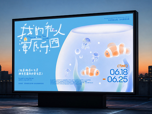 主视觉设计《我的私人海底乐园》
