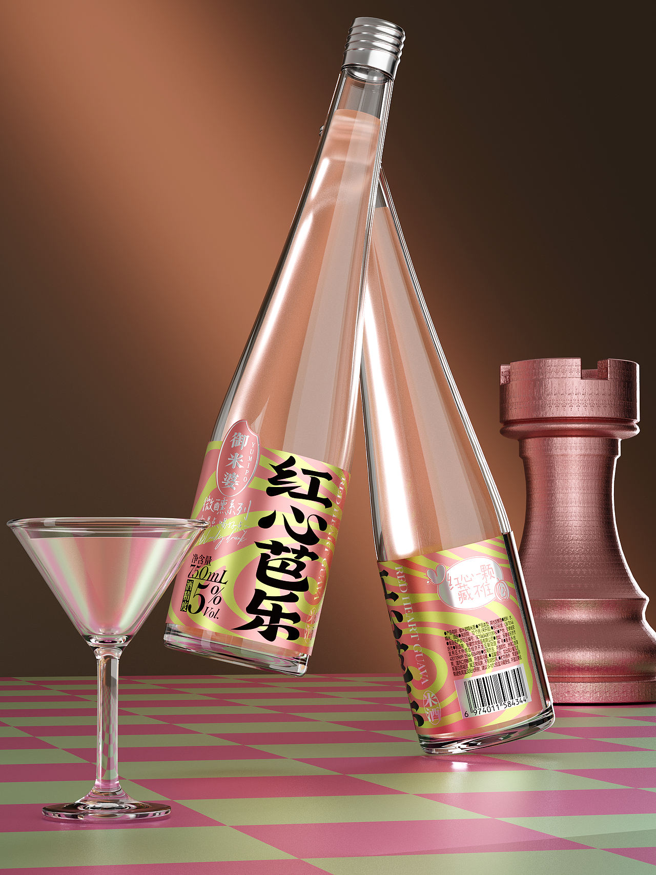 果酒包装设计 —— 微醺时光里的东方果味美学（图ZNDExMTU2MTcy） - 包装 - 站酷设计师迂回_1201原创素材 - 站酷ZCOOL