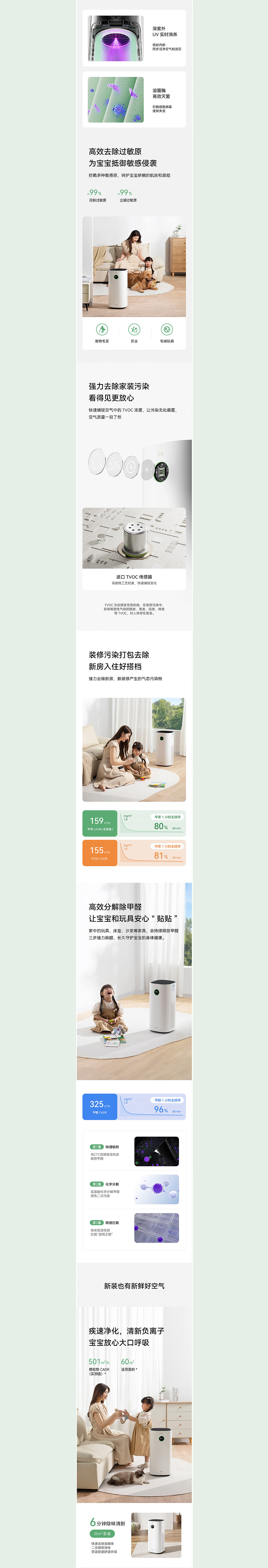 空气净化器 详情全案 渲染图+Ai场景 电器｜魔创视觉（图ZNDExMTU4NzY4） - 电商 - 站酷设计师魔创视觉_元放原创素材 - 站酷ZCOOL