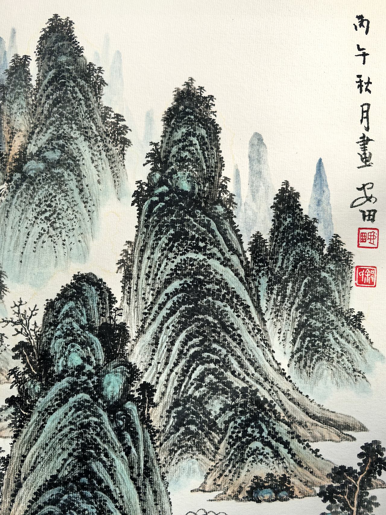 林泉清逸(图ZNDExMTY3NDc2) - 绘画 - 站酷设计师安田原创素材 - 站酷ZCOOL