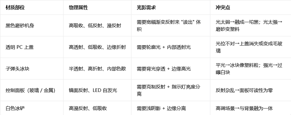 AIGC-多材质共存产品的分层光影分离法运用(图ZNDExMTc1MTI4) - AI作品 - 站酷设计师山花野原创素材 - 站酷ZCOOL